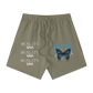 BLUE BUTTERFLY SHORTS