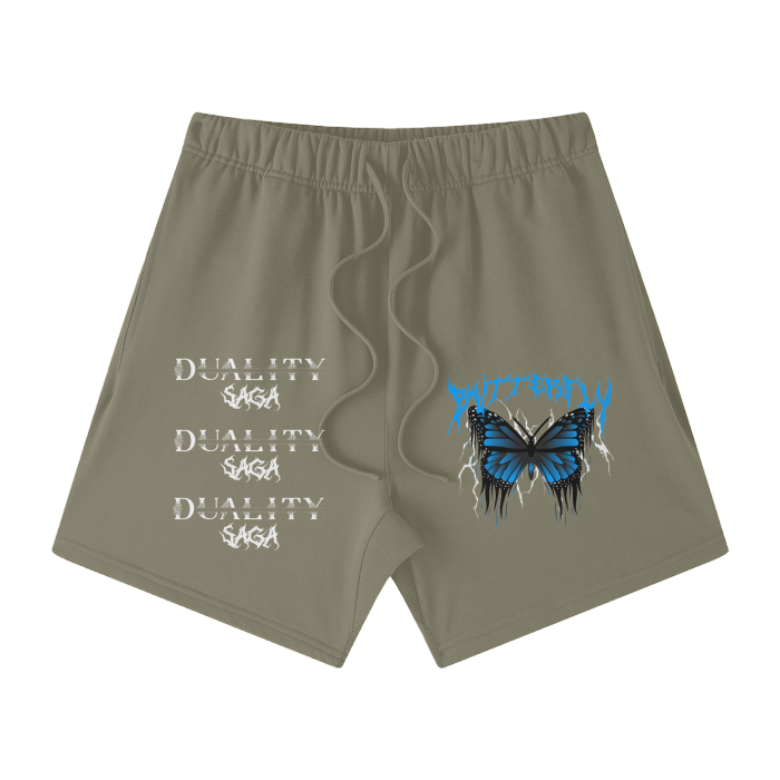 BLUE BUTTERFLY SHORTS