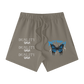 BLUE BUTTERFLY SHORTS