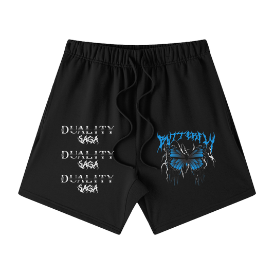 BLUE BUTTERFLY SHORTS