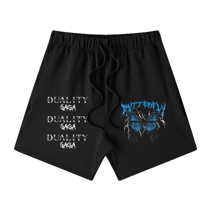 BLUE BUTTERFLY SHORTS