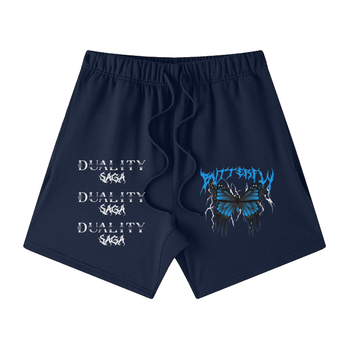 BLUE BUTTERFLY SHORTS