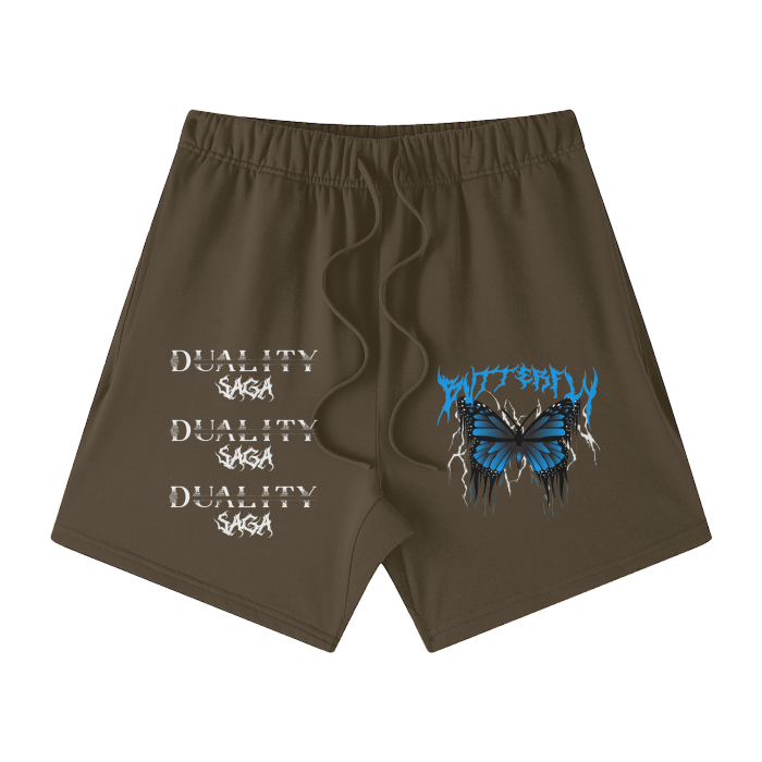 BLUE BUTTERFLY SHORTS