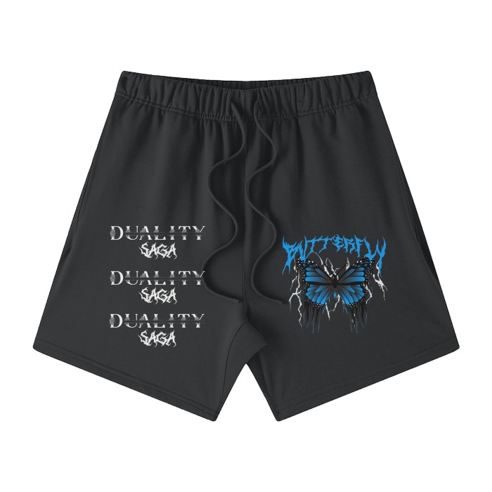 BLUE BUTTERFLY SHORTS