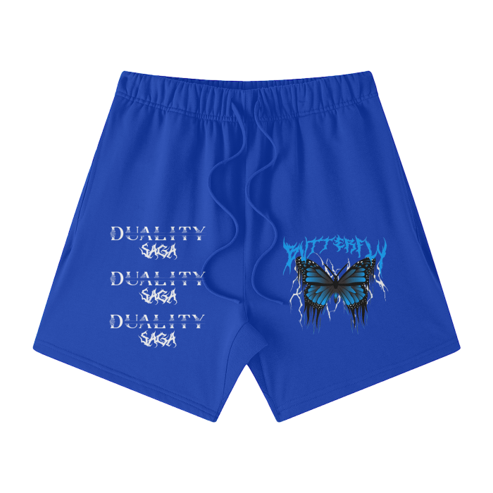 BLUE BUTTERFLY SHORTS